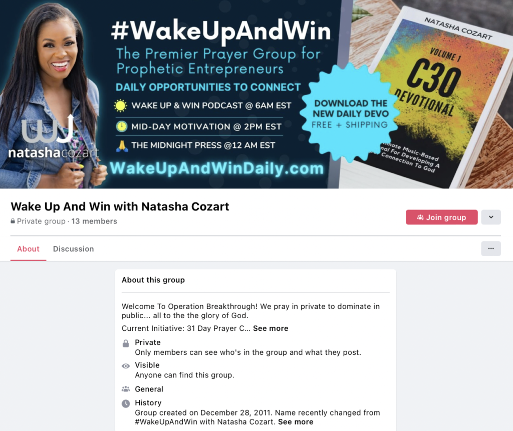 Wake Up and Win with Natasha Cozart